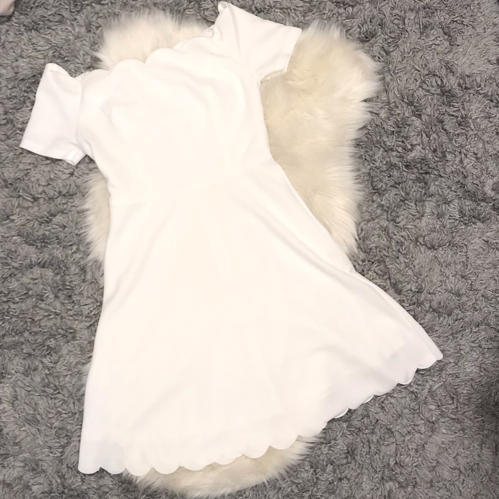 Francesca’s Scallop Edge Dress